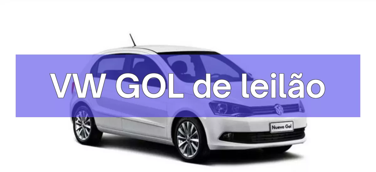 VW GOL em leilão