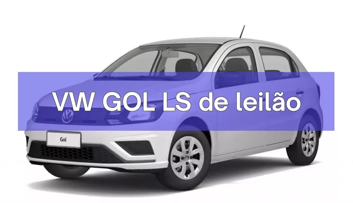 VW GOL LS em leilão