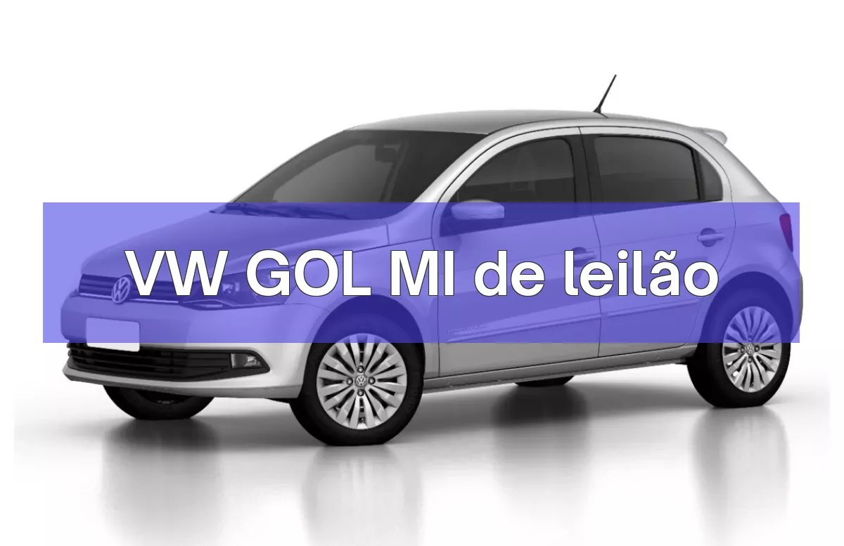 VW GOL MI em leilão