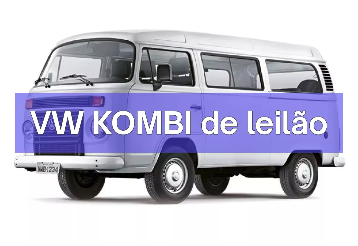 VW KOMBI em leilão