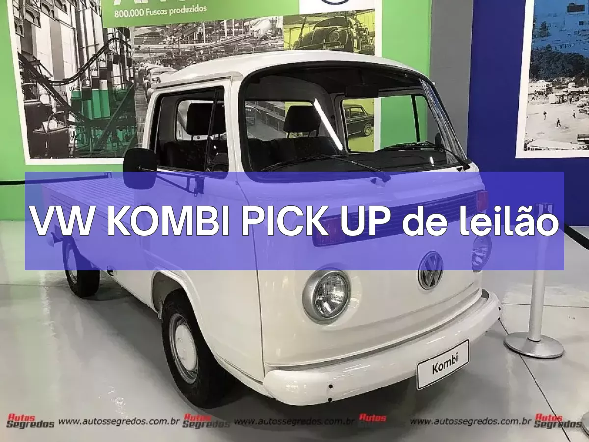 VW KOMBI PICK UP em leilão