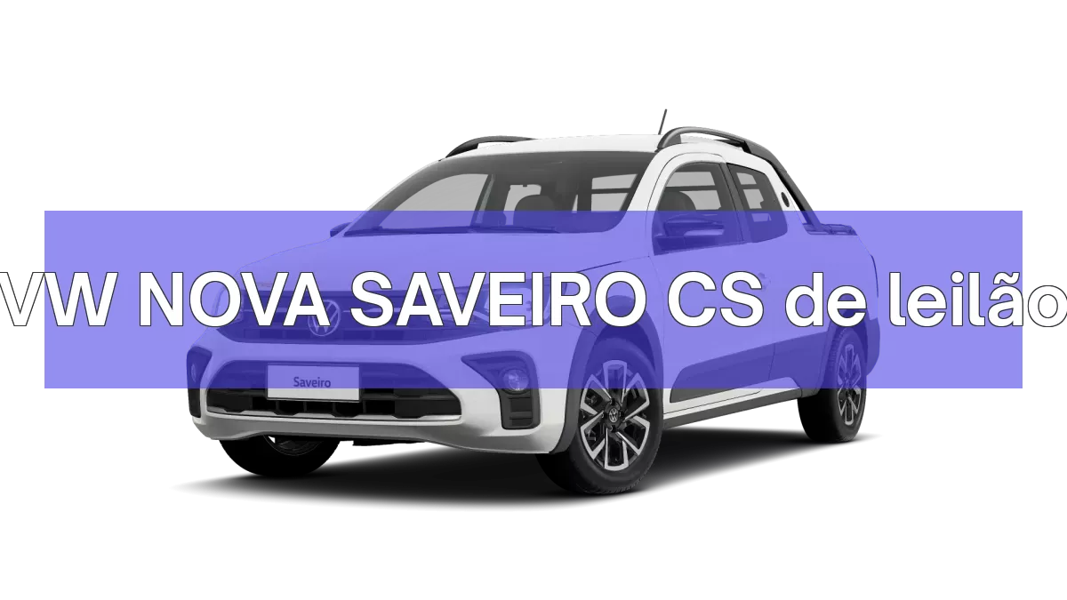 VW NOVA SAVEIRO CS em leilão