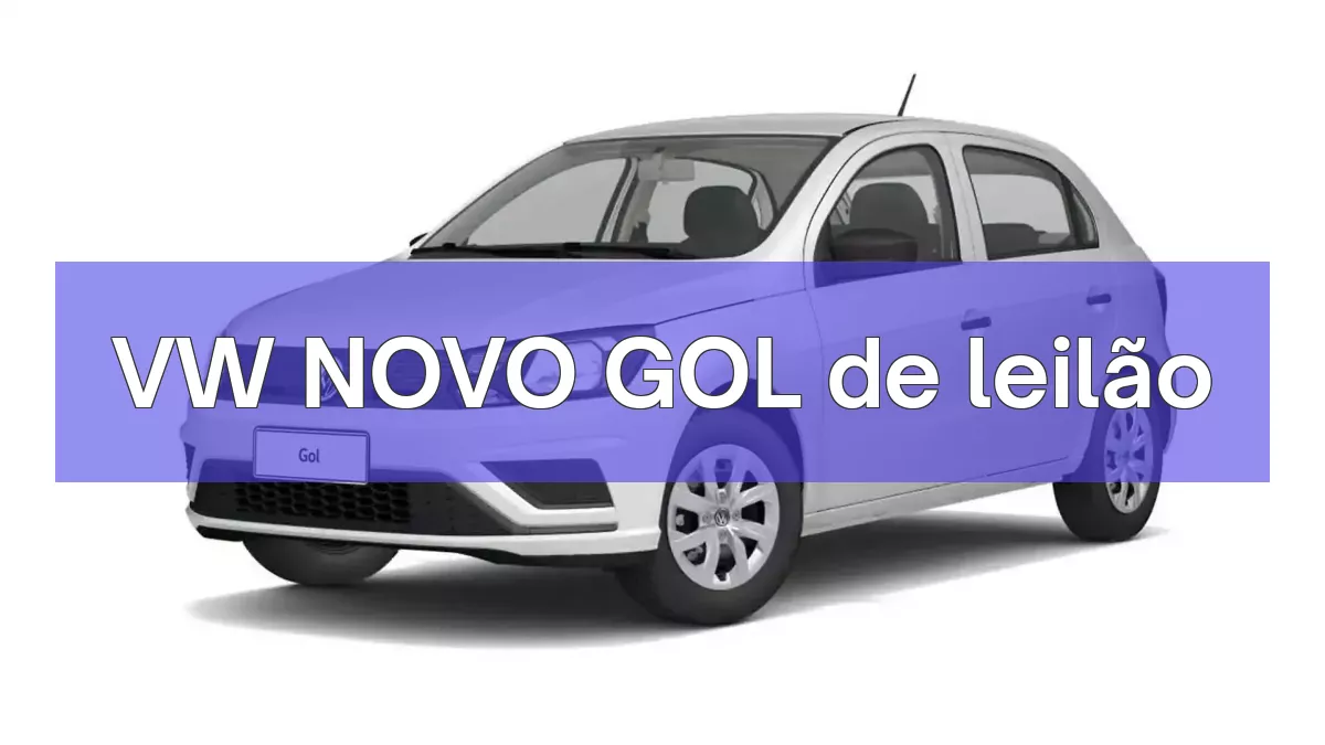 VW NOVO GOL em leilão