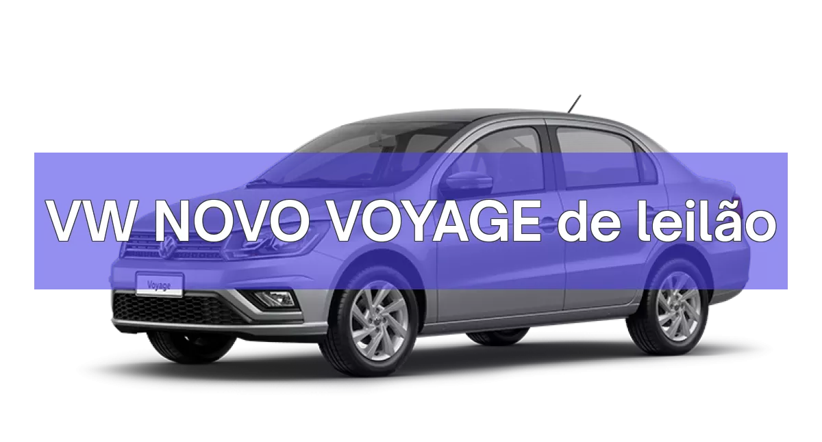VW NOVO VOYAGE em leilão