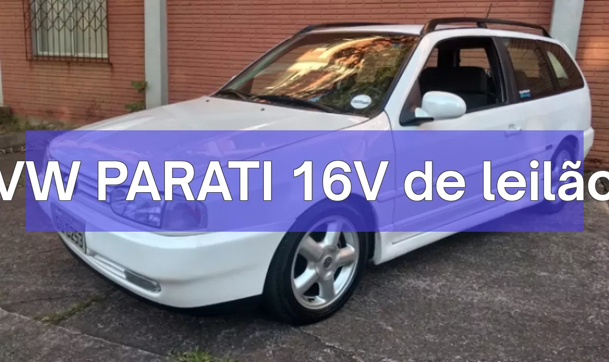 VW PARATI 16V em leilão