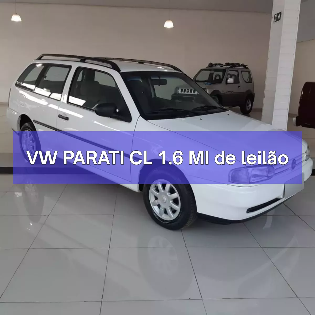 VW PARATI CL 1.6 MI em leilão