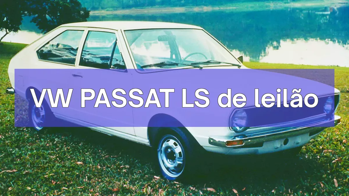 VW PASSAT LS em leilão