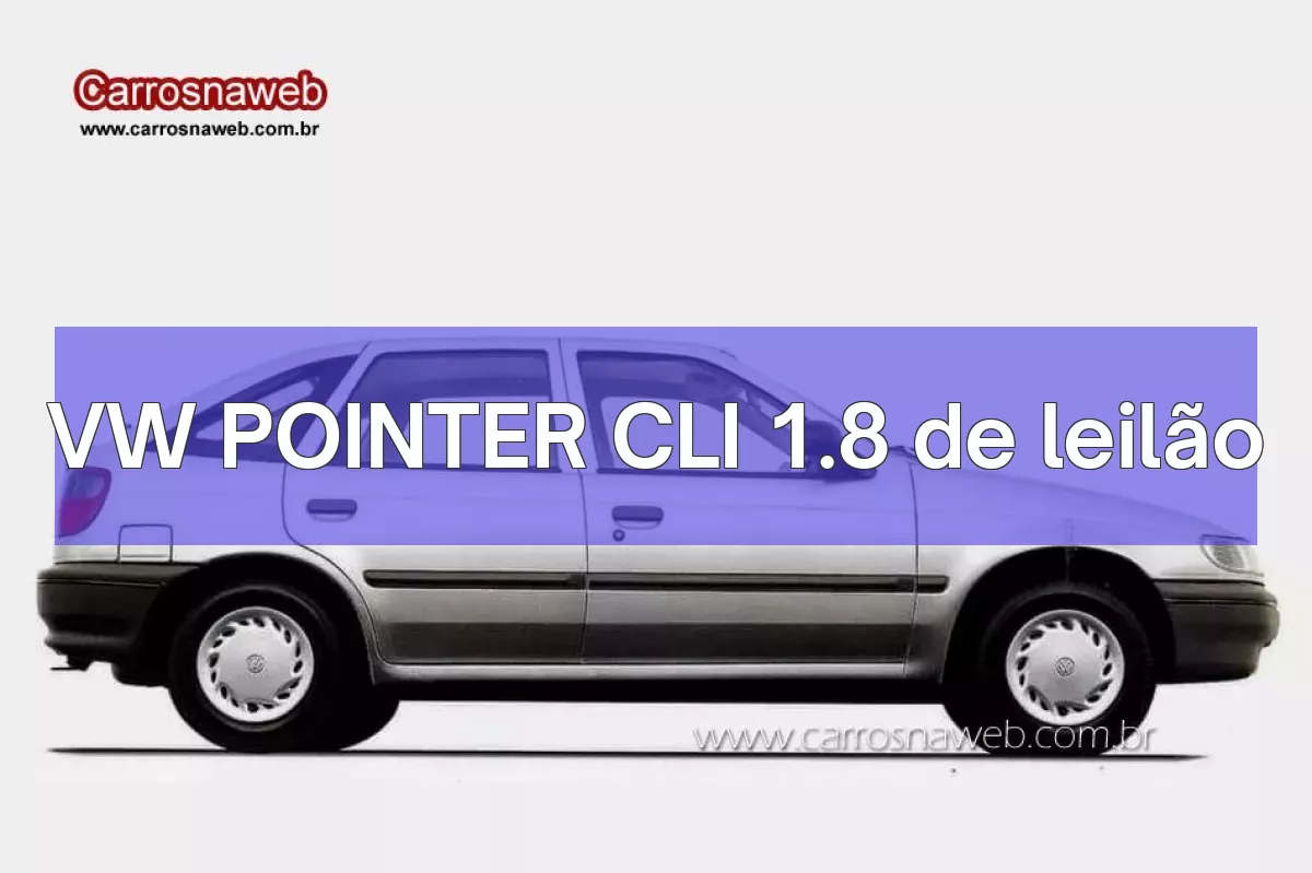 VW POINTER CLI 1.8 em leilão