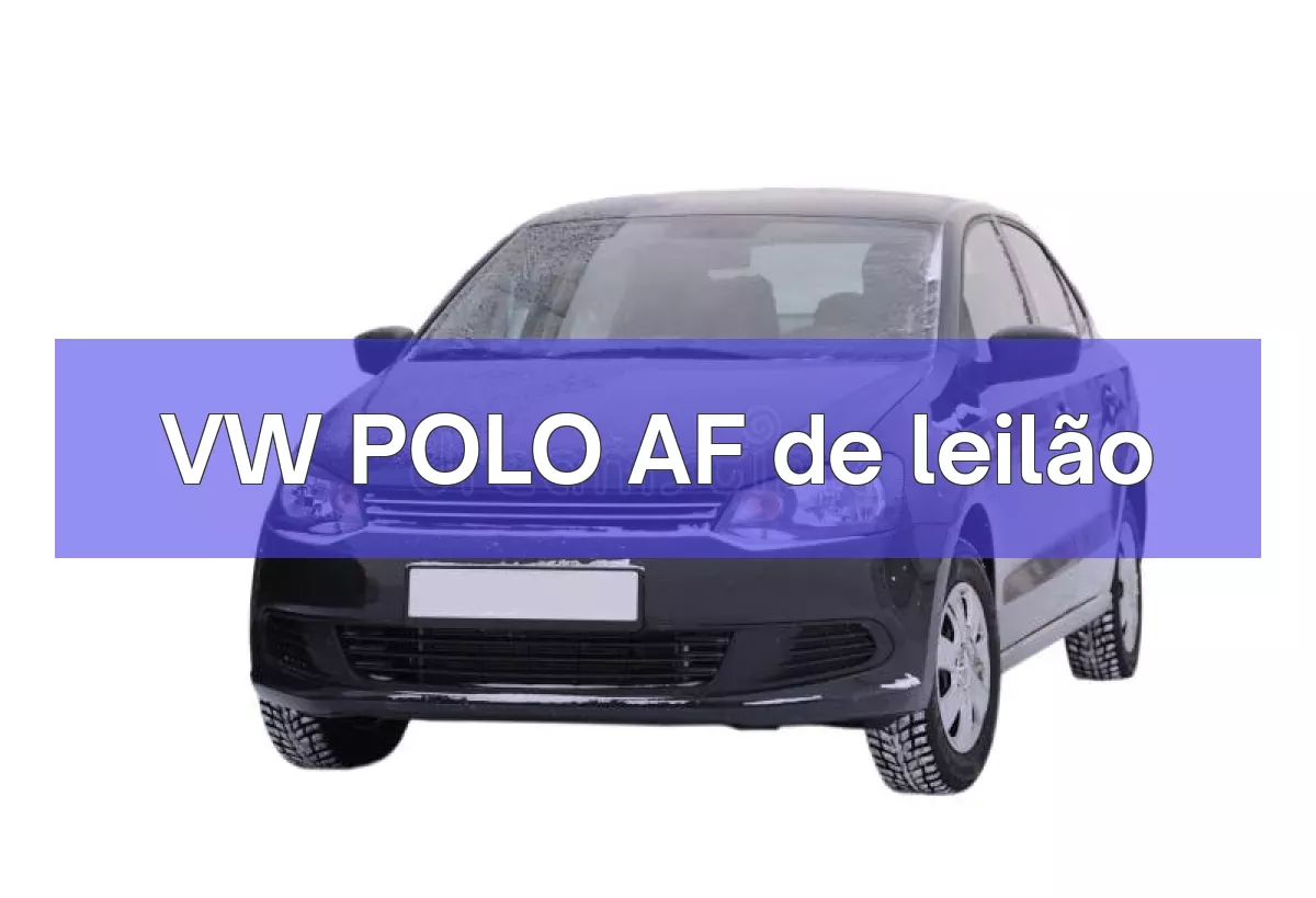 VW POLO AF em leilão