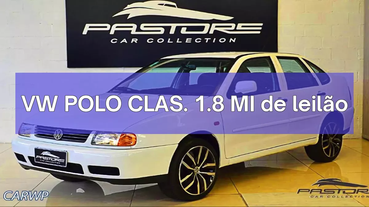VW POLO CLAS. 1.8 MI em leilão