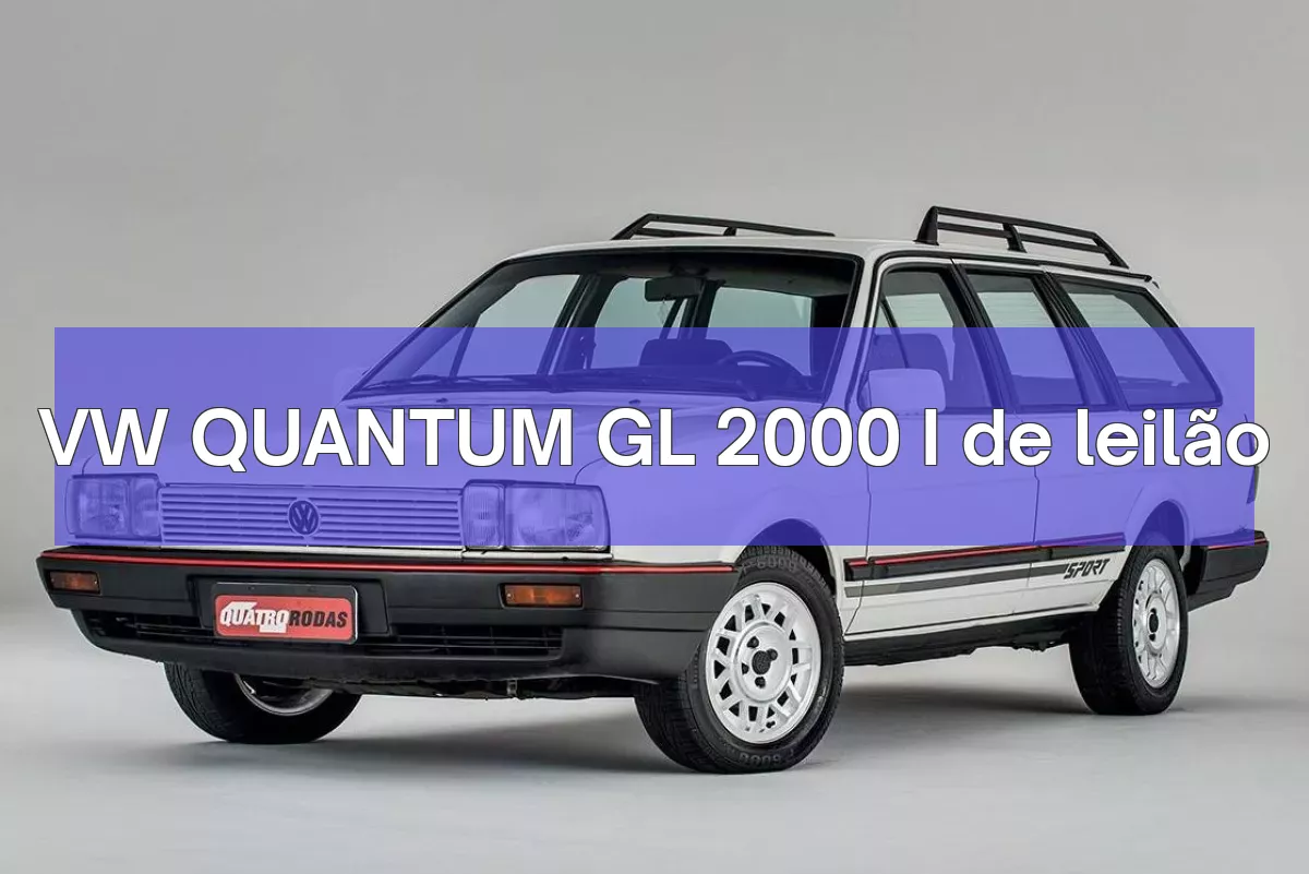 VW QUANTUM GL 2000 I em leilão