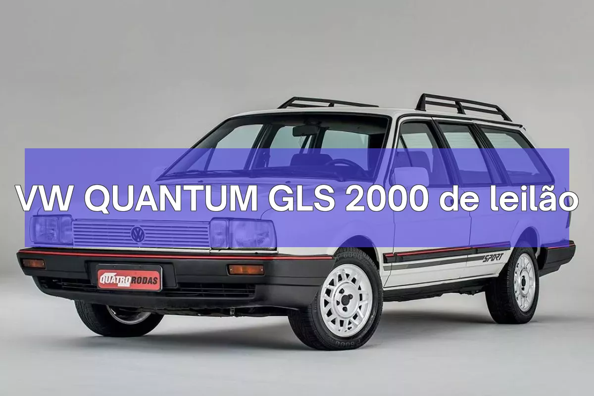 VW QUANTUM GLS 2000 em leilão