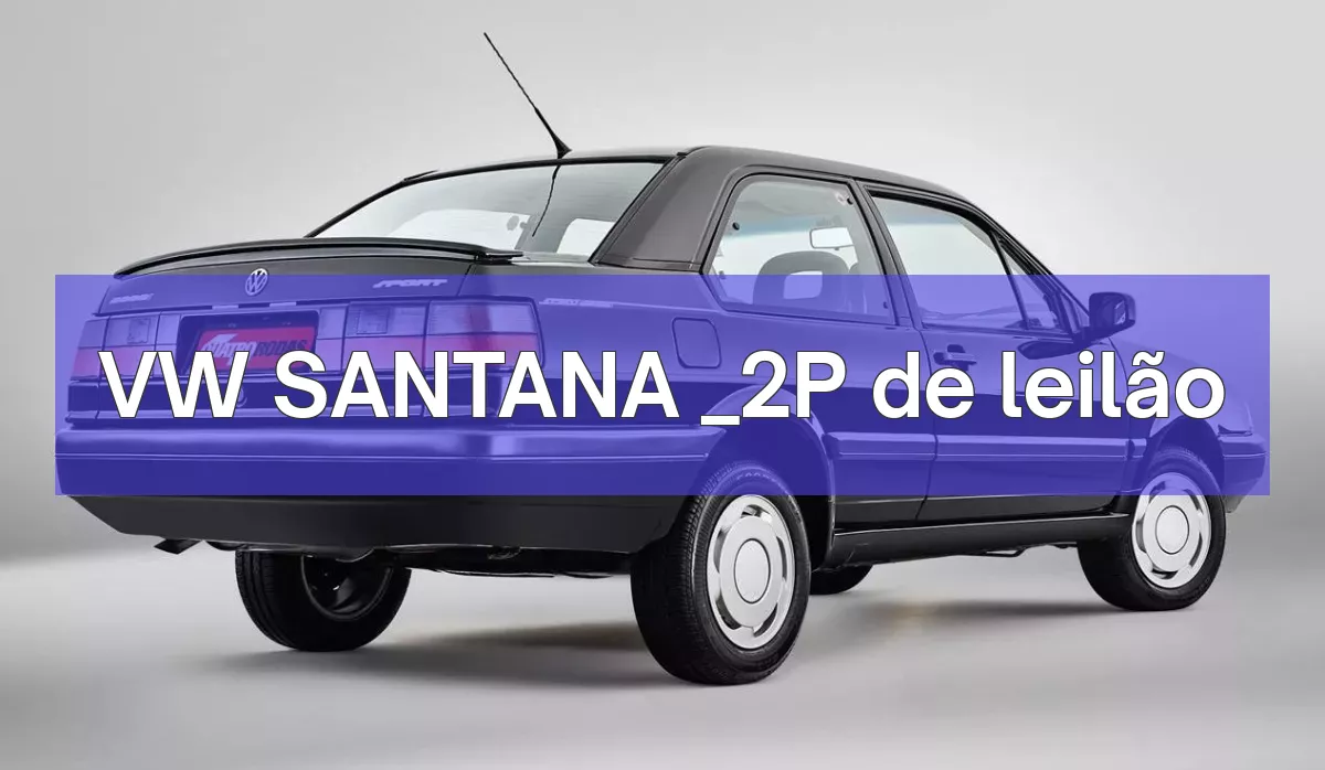 VW SANTANA _2P em leilão