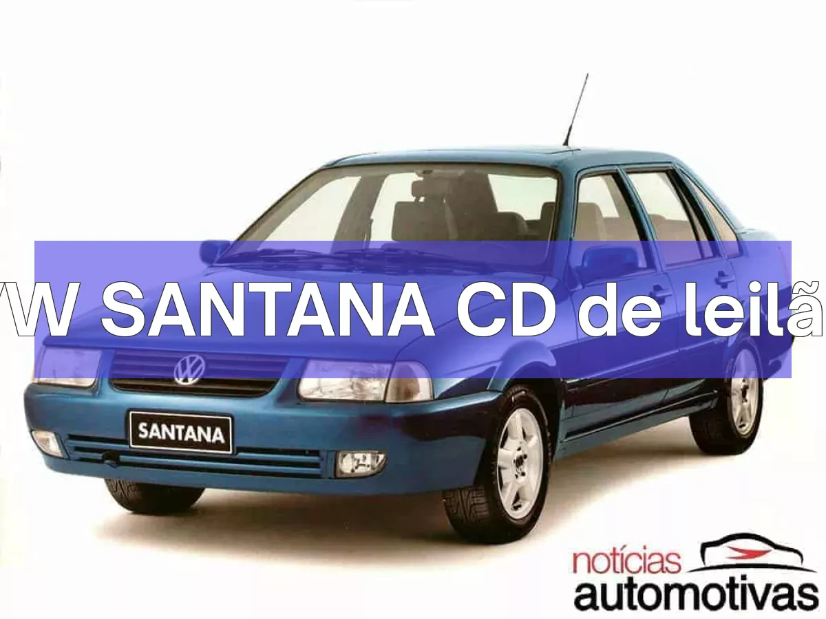 VW SANTANA CD em leilão