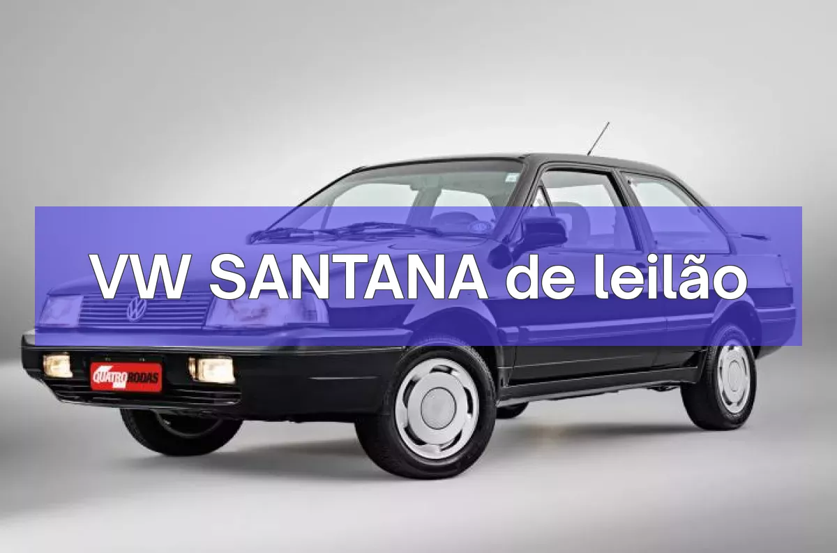 VW SANTANA em leilão
