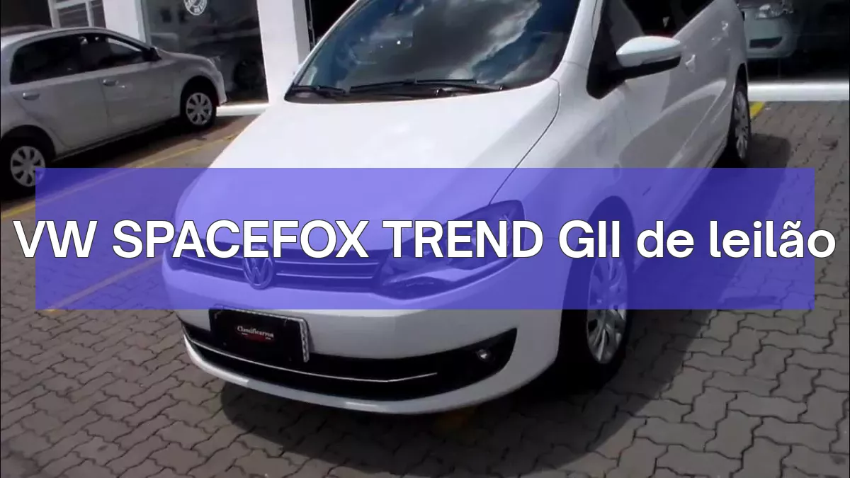 VW SPACEFOX TREND GII em leilão