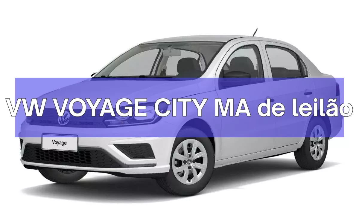 VW VOYAGE CITY MA em leilão