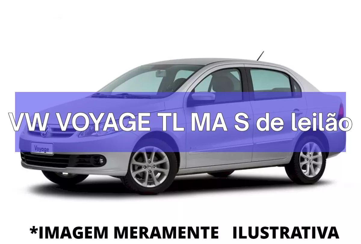 VW VOYAGE TL MA S em leilão