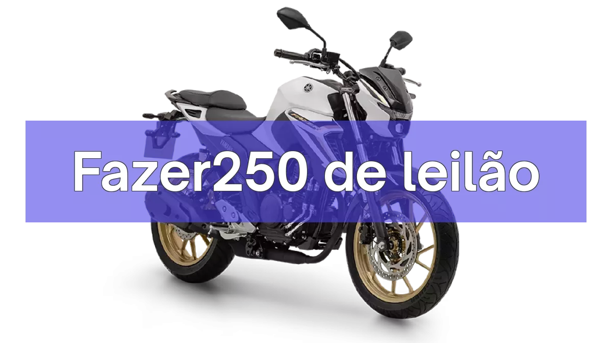 Fazer250 em leilão