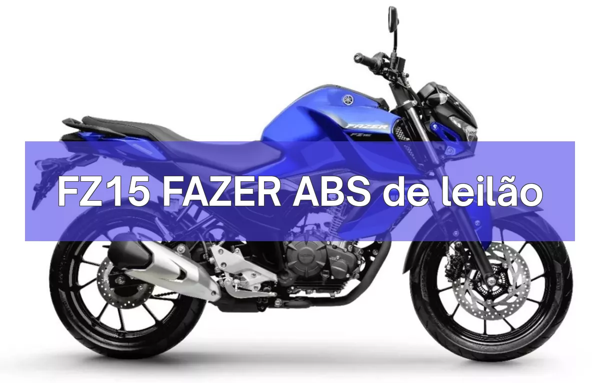 FZ15 FAZER ABS em leilão