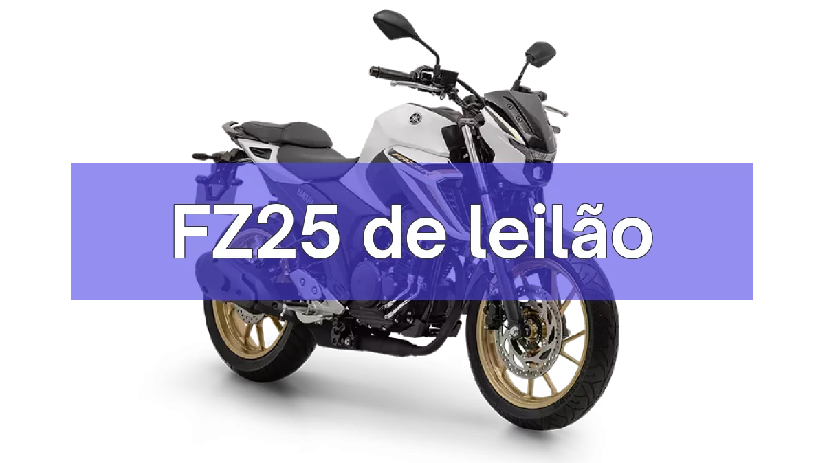 FZ25 em leilão