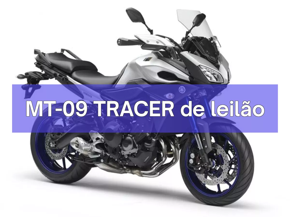MT-09 TRACER em leilão