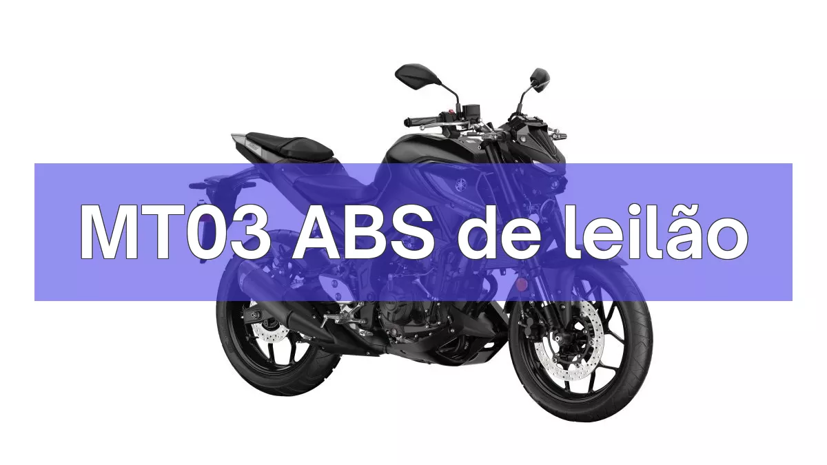 MT03 ABS em leilão