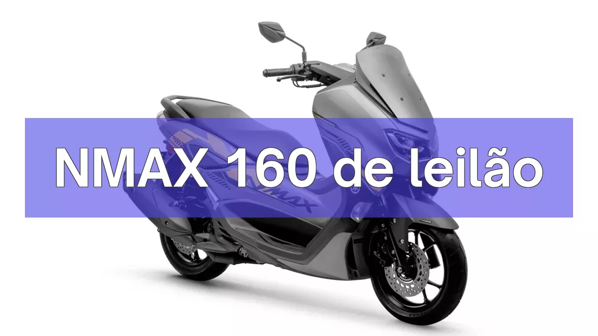 NMAX 160 em leilão