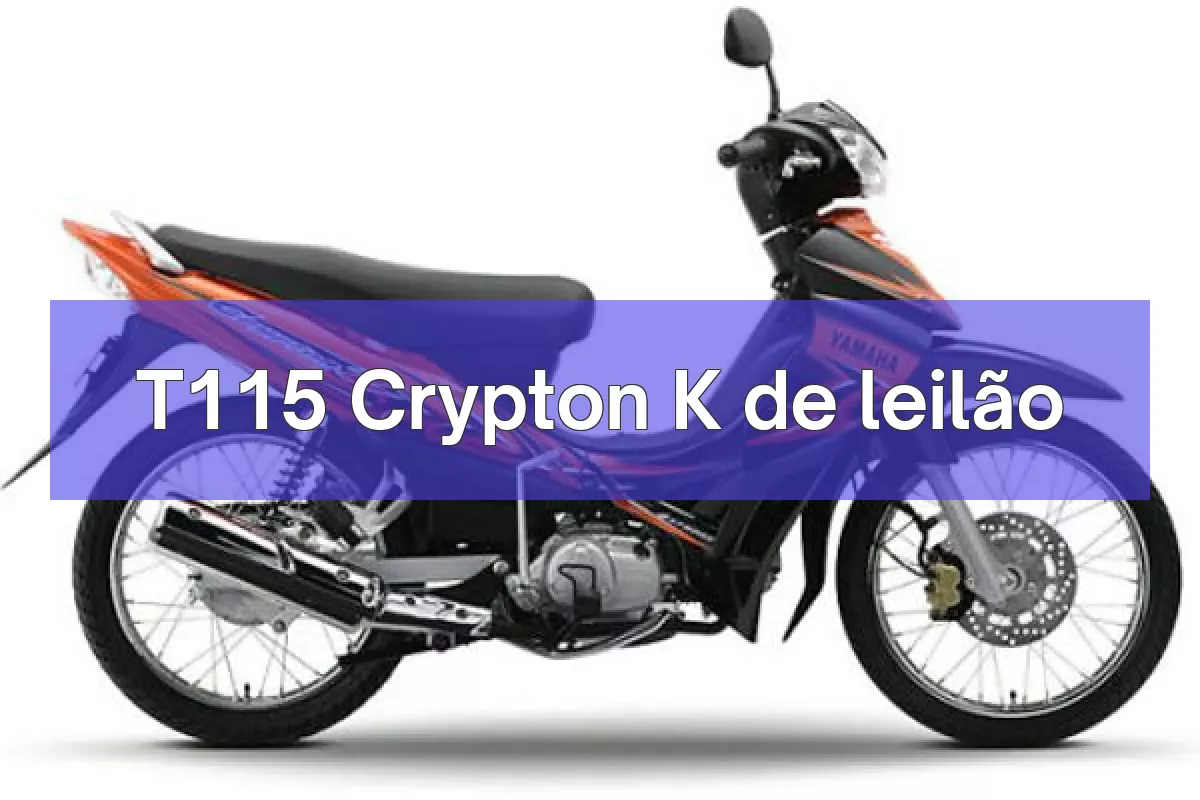 T115 Crypton K em leilão