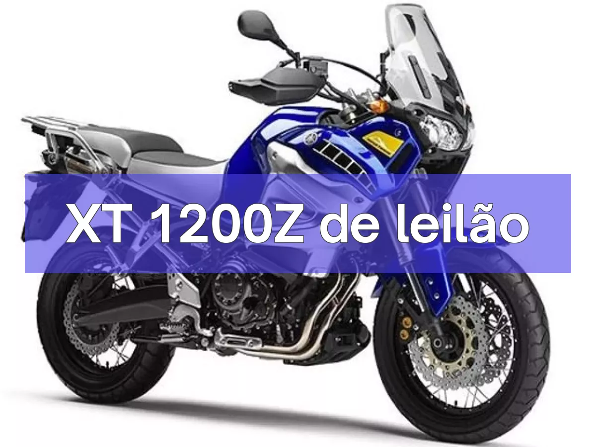XT 1200Z em leilão