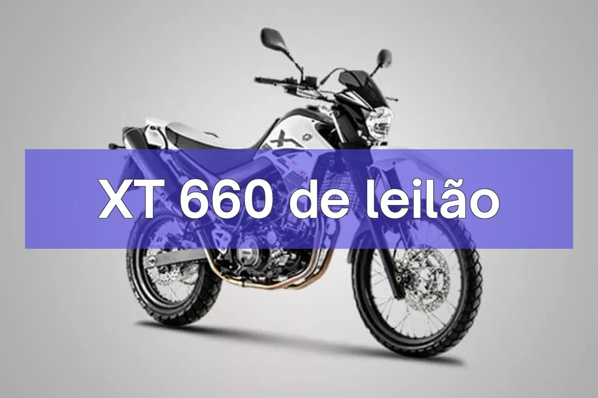 XT 660 em leilão