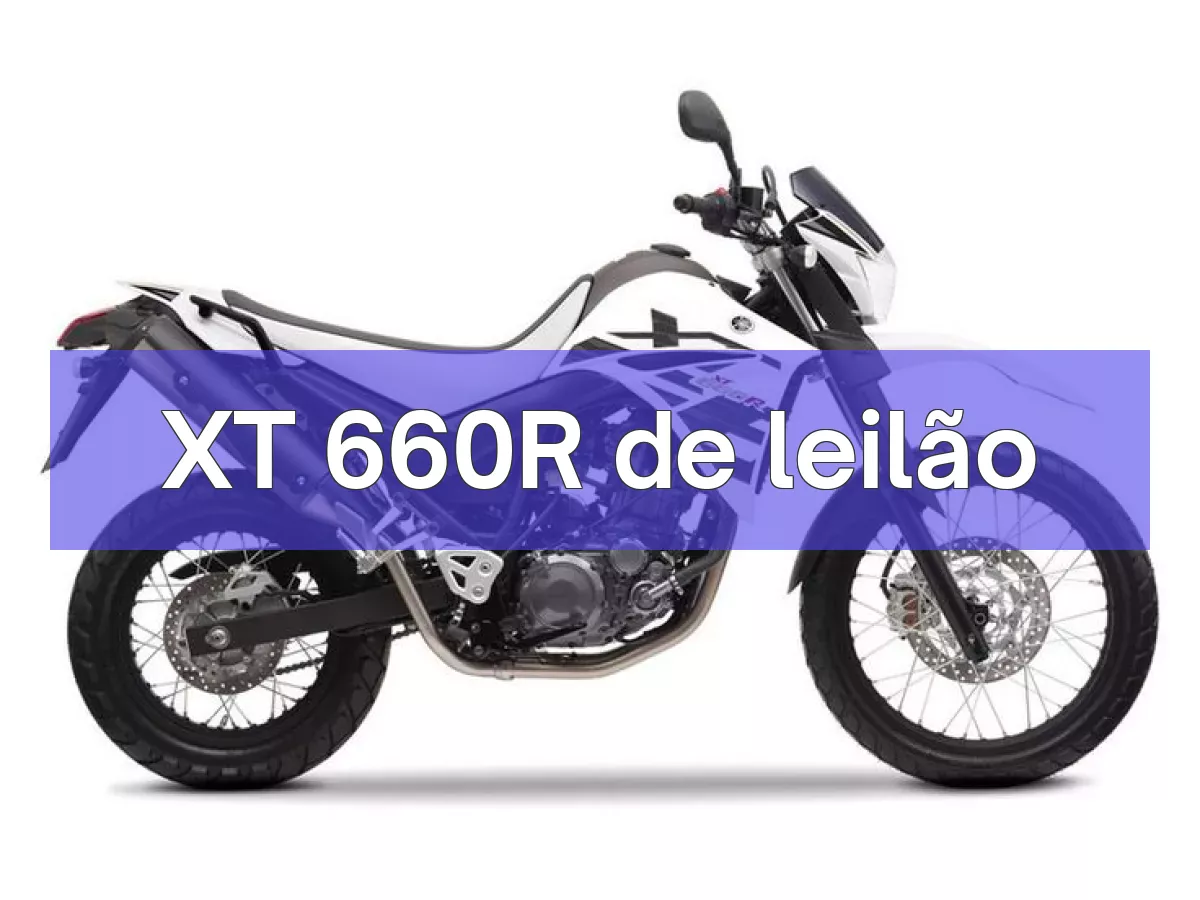 XT 660R em leilão