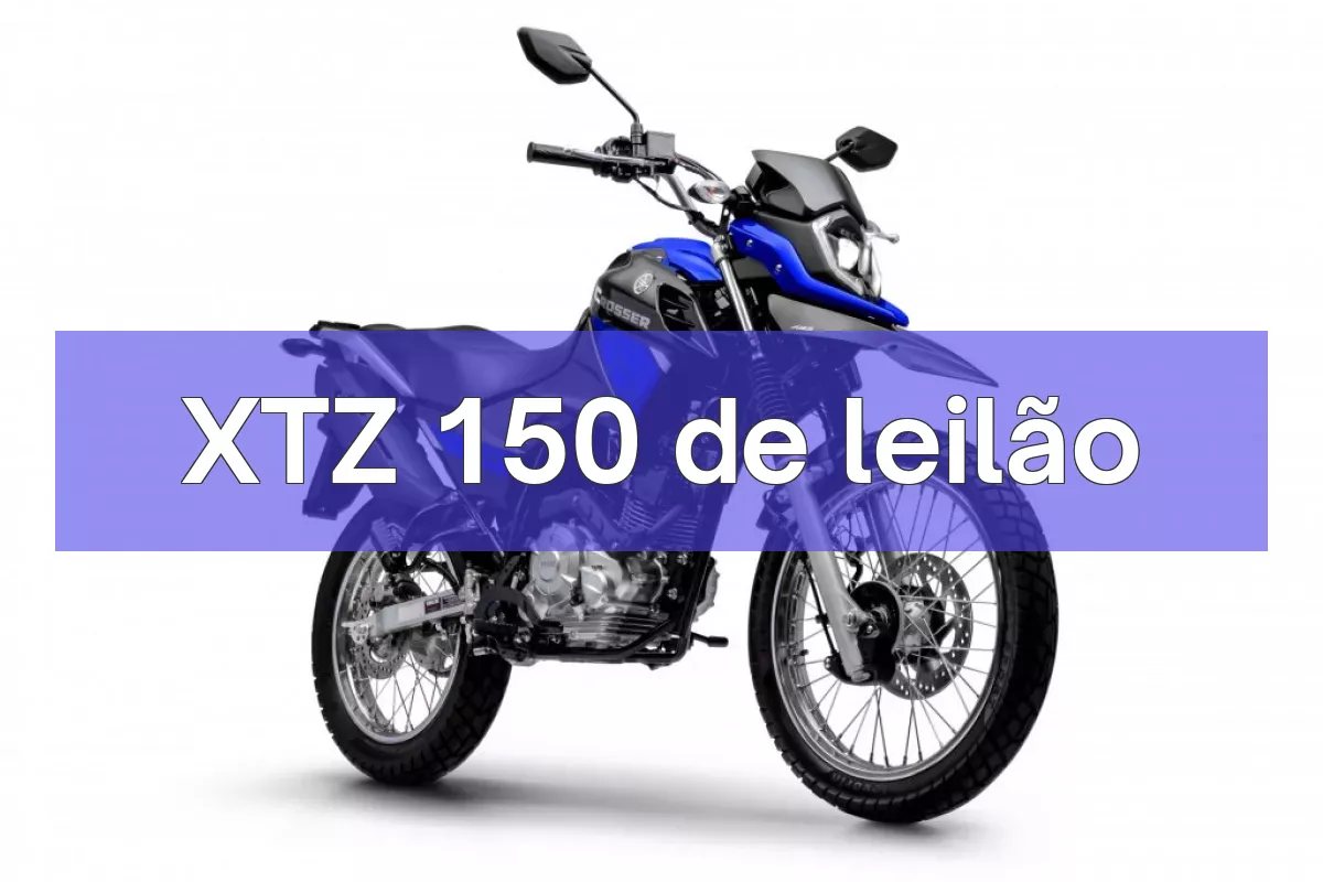 XTZ 150 em leilão