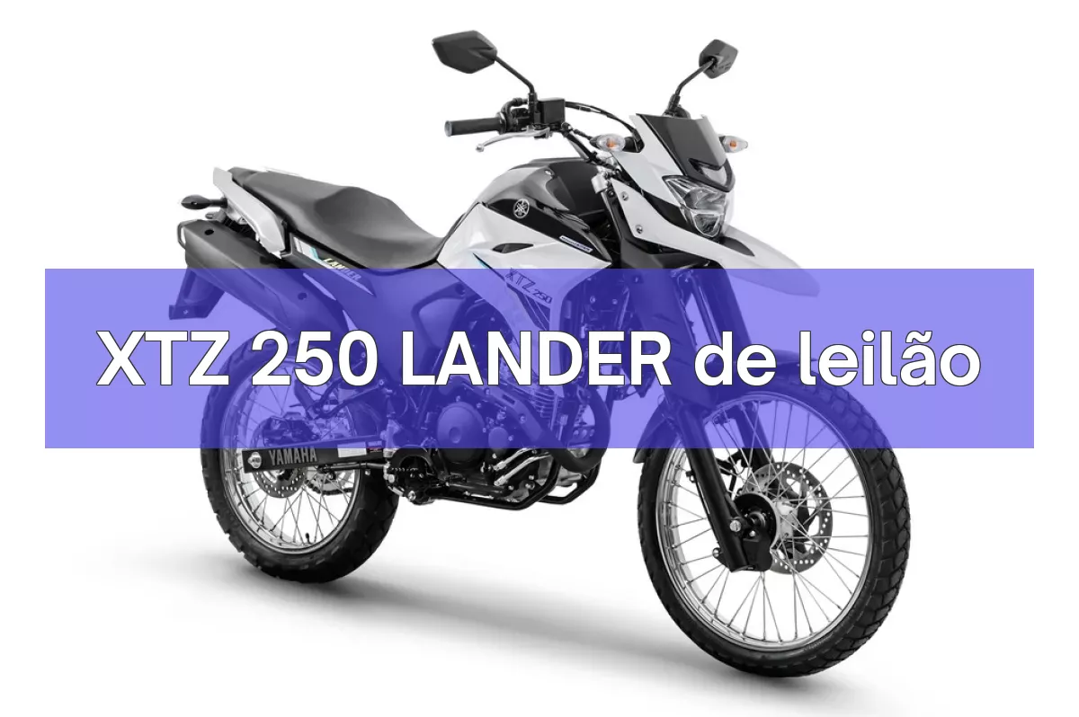 XTZ 250 LANDER em leilão