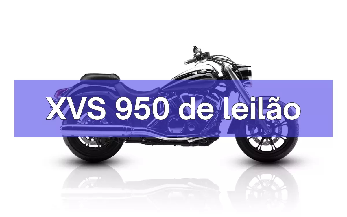 XVS 950 em leilão