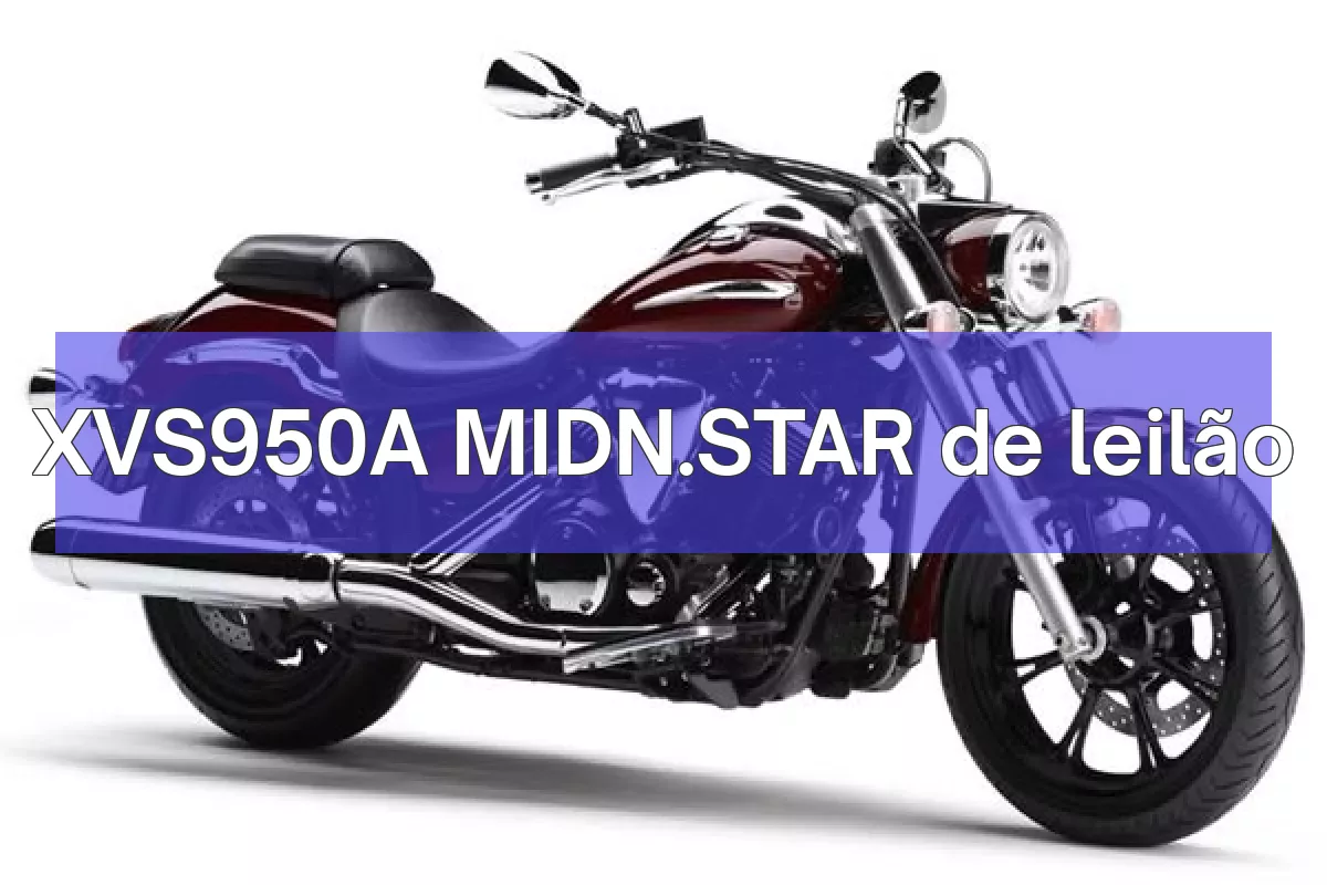 XVS950A MIDN.STAR em leilão