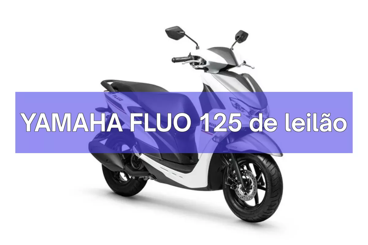 YAMAHA FLUO 125 em leilão