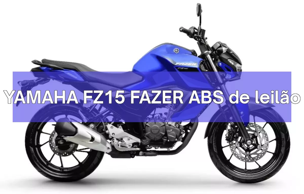YAMAHA FZ15 FAZER ABS em leilão