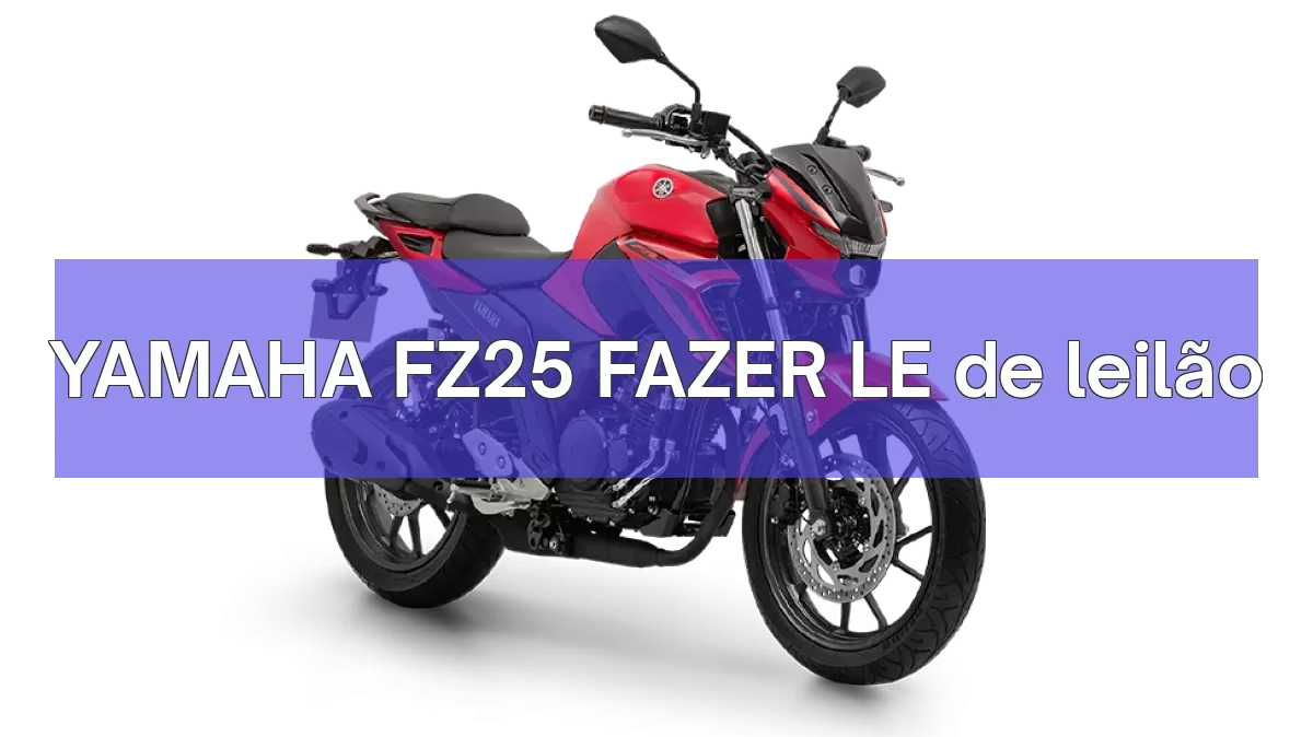 YAMAHA FZ25 FAZER LE em leilão