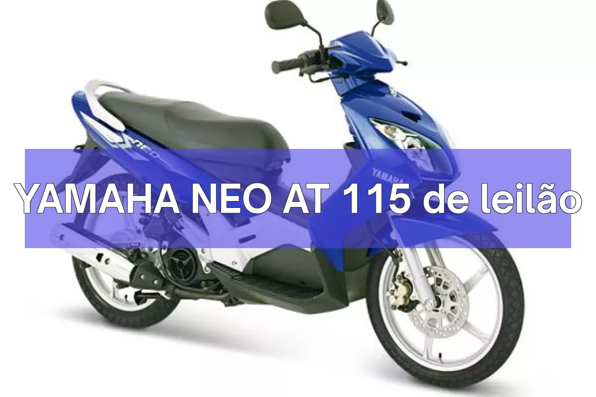 YAMAHA NEO AT 115 em leilão