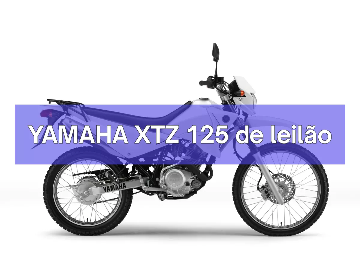 YAMAHA XTZ 125 em leilão