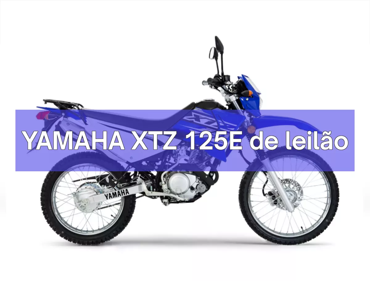 YAMAHA XTZ 125E em leilão
