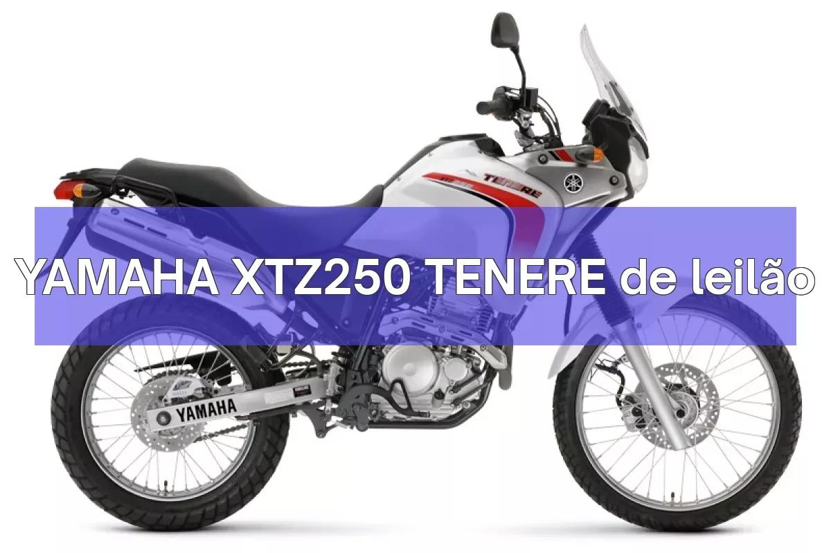YAMAHA XTZ250 TENERE em leilão