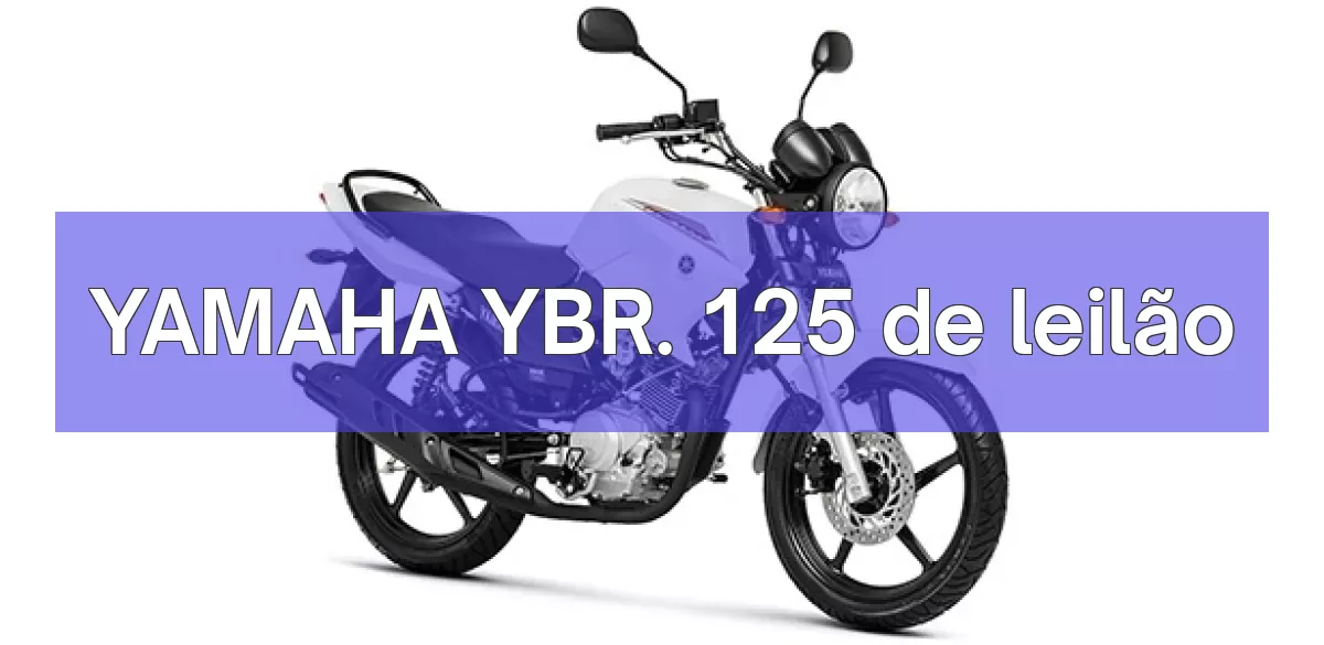 YAMAHA YBR. 125 em leilão