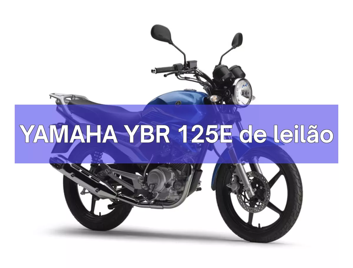 YAMAHA YBR 125E em leilão