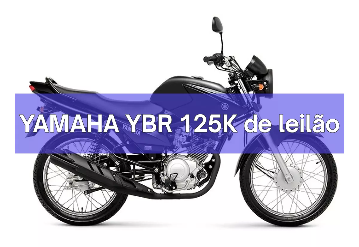 YAMAHA YBR 125K em leilão