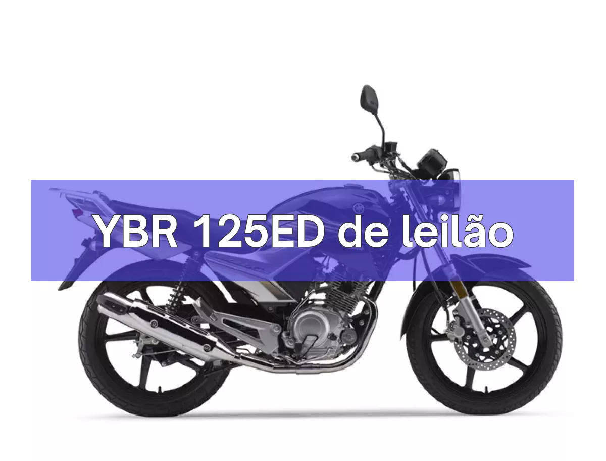 YBR 125ED em leilão