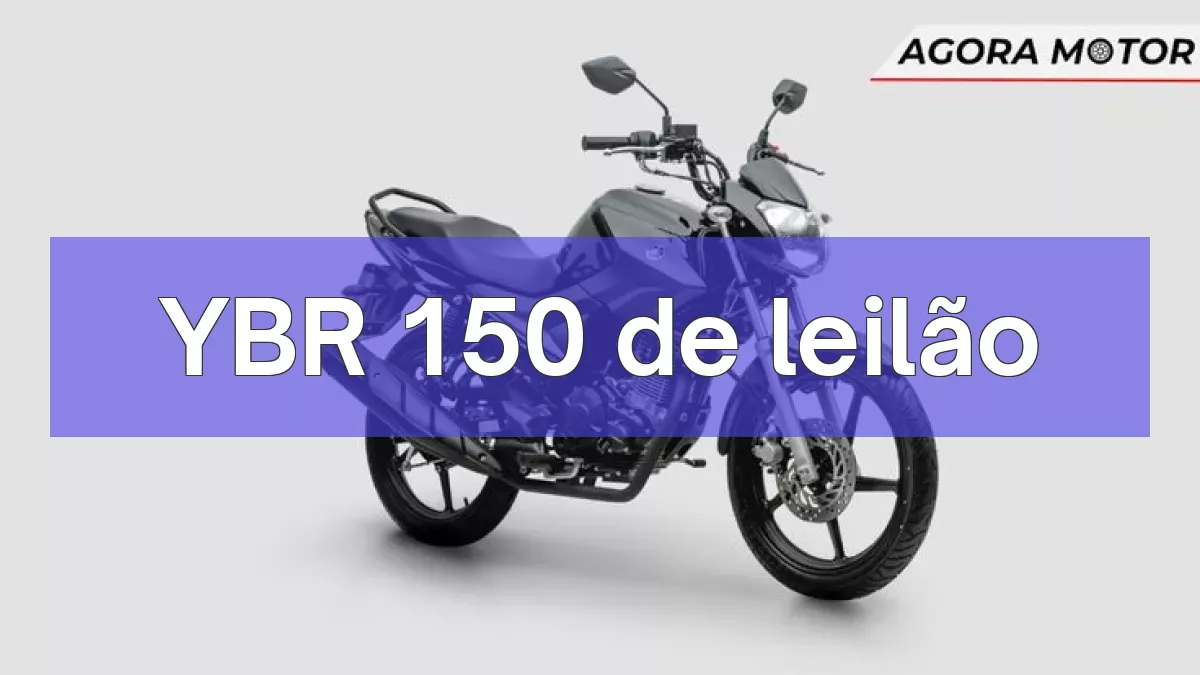 YBR 150 em leilão