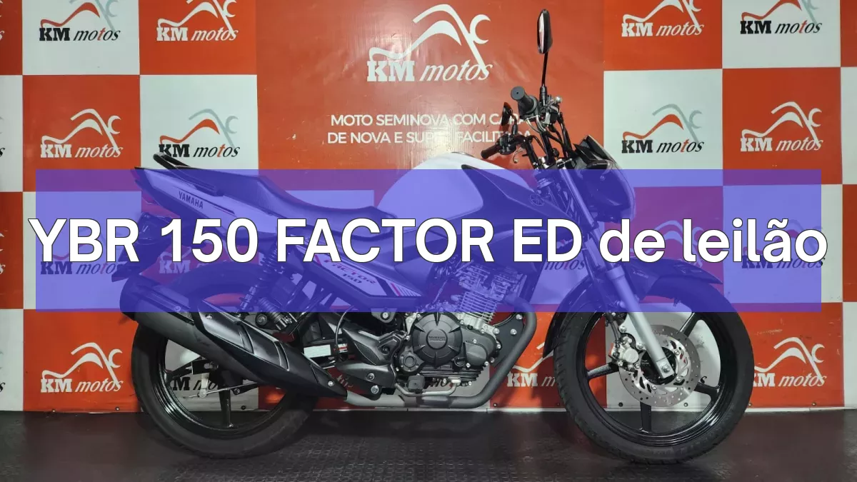 YBR 150 FACTOR ED em leilão