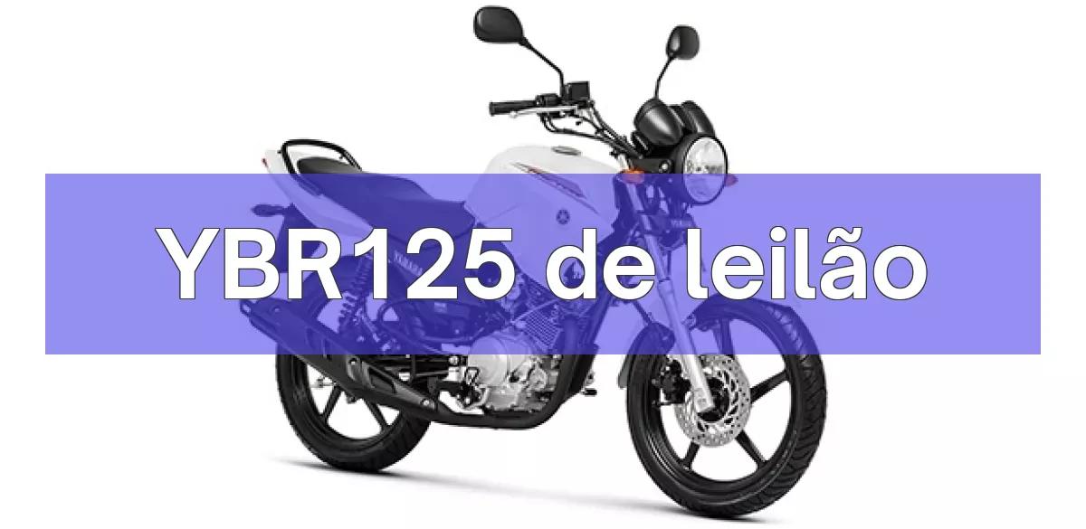 YBR125 em leilão